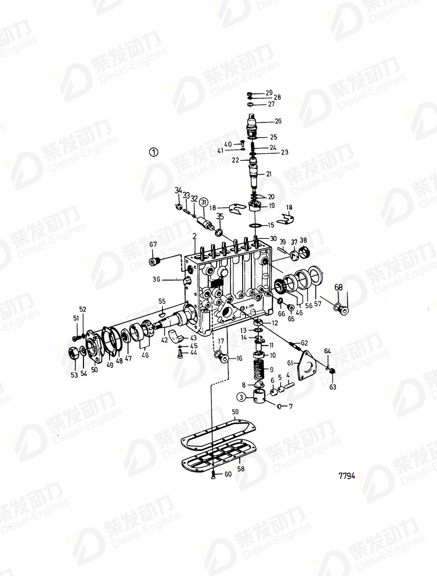 volvo penta Plug 844988 Drawing volvo penta Plug 844988 Drawing